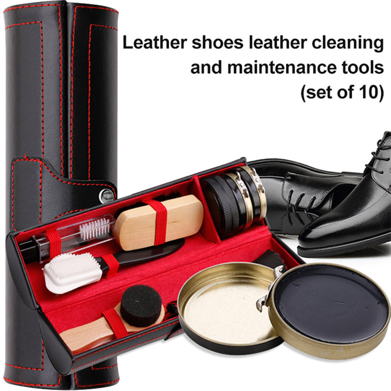 1 Set Leather Shoes Polish Set - Sneaker Care Clean ulasan dan harga